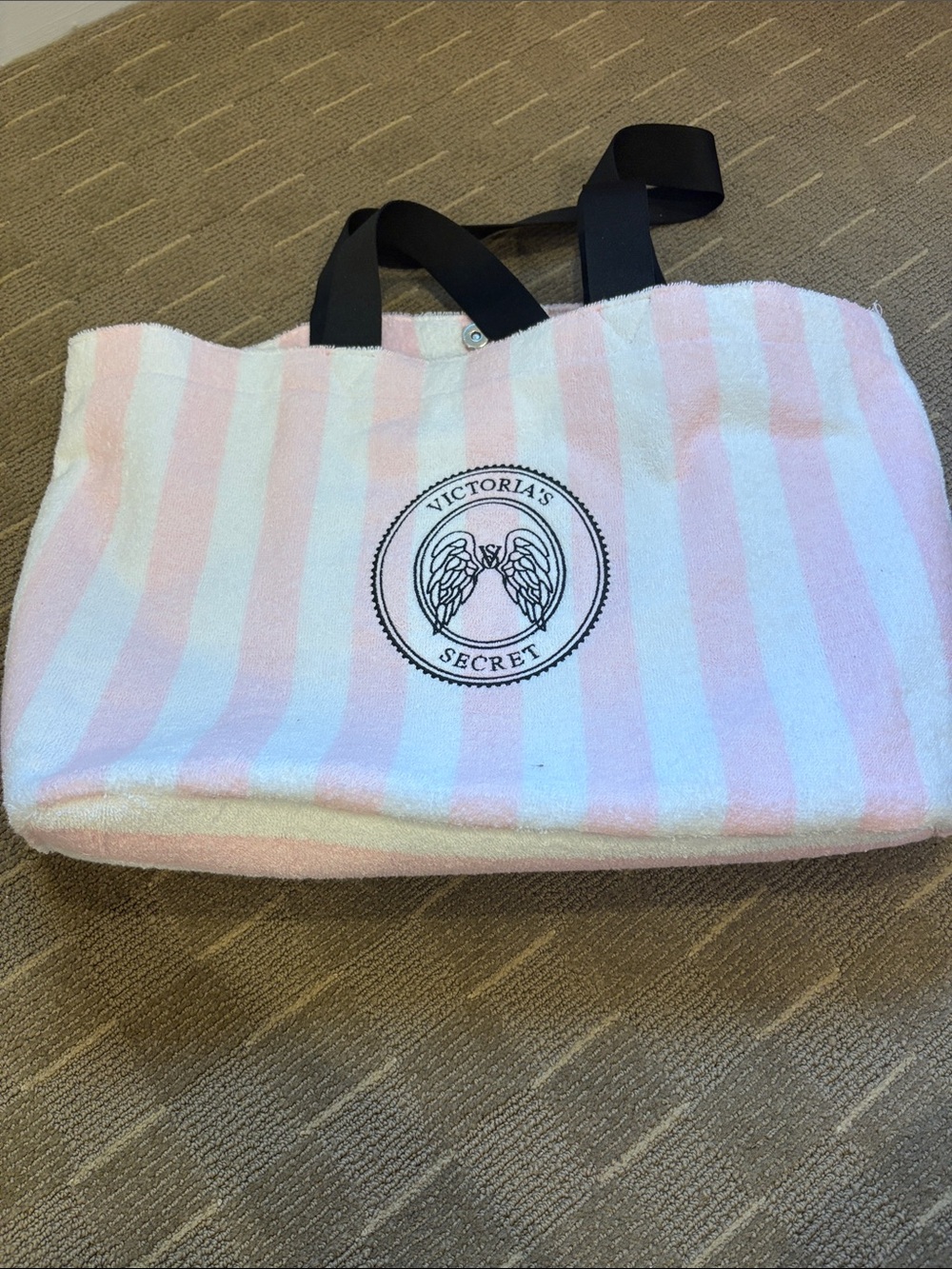 Victorias Secret Terry Cloth Tote